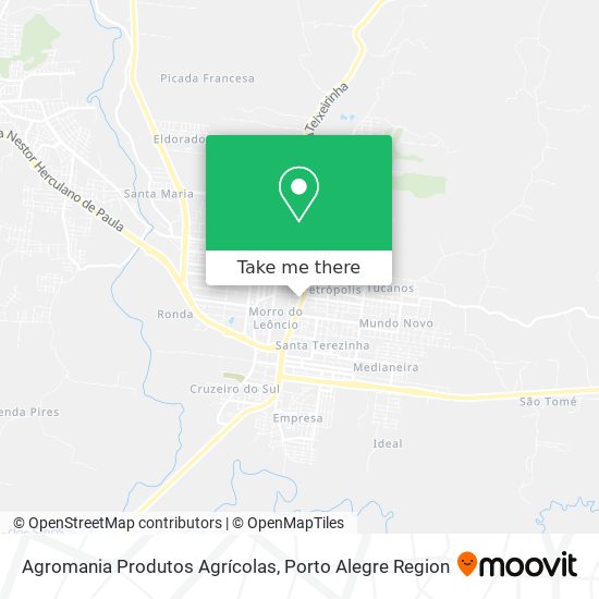 Agromania Produtos Agrícolas map