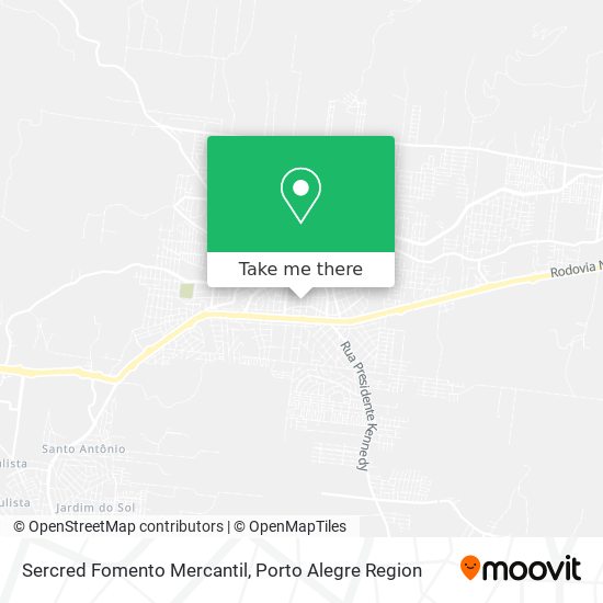 Sercred Fomento Mercantil map