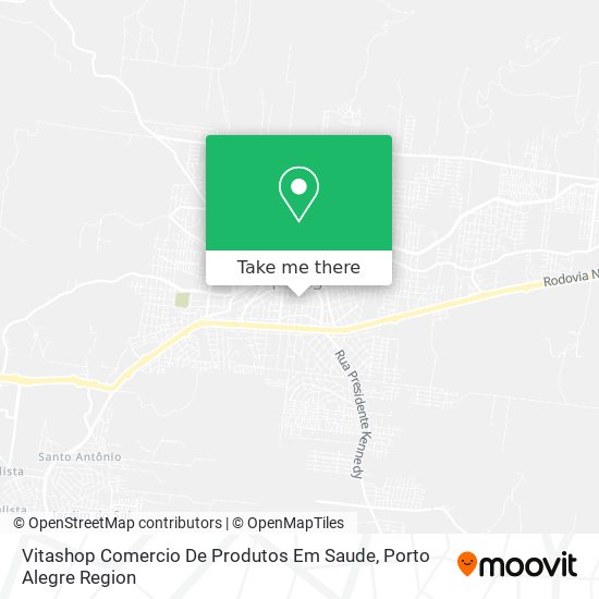 Vitashop Comercio De Produtos Em Saude map