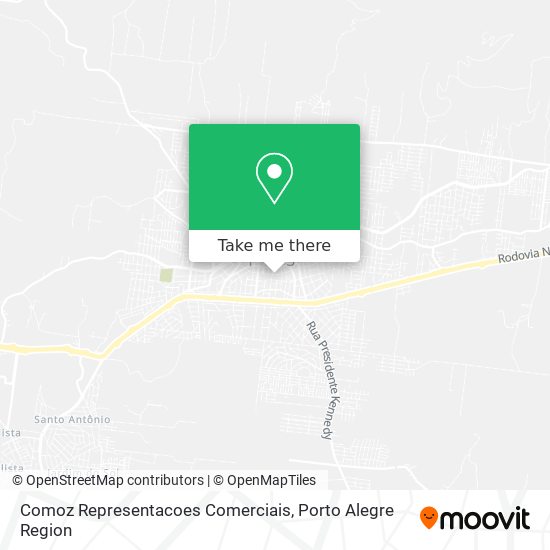 Mapa Comoz Representacoes Comerciais