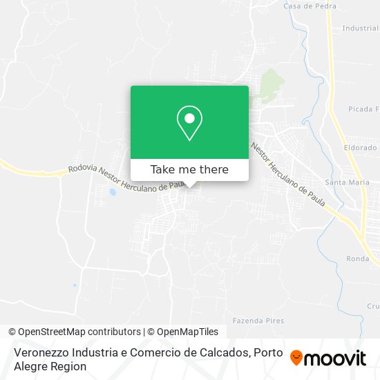 Veronezzo Industria e Comercio de Calcados map