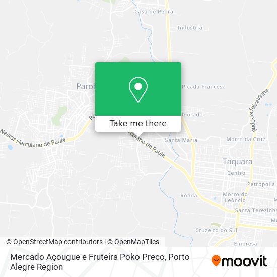 Mercado Açougue e Fruteira Poko Preço map