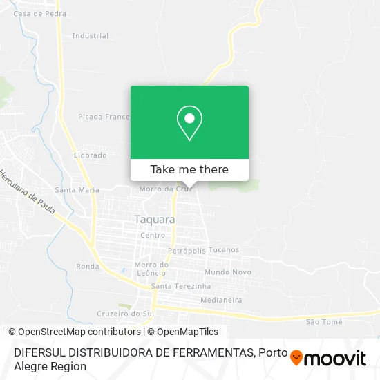 DIFERSUL DISTRIBUIDORA DE FERRAMENTAS map
