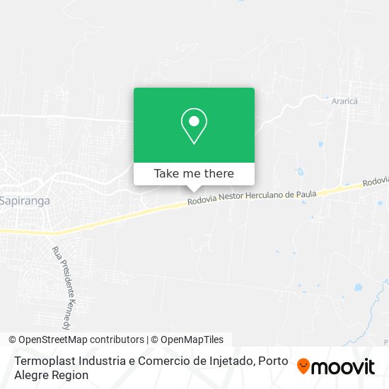 Termoplast Industria e Comercio de Injetado map