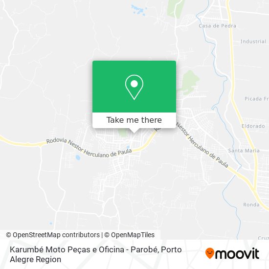 Karumbé Moto Peças e Oficina - Parobé map