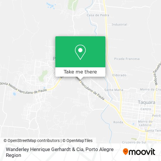 Wanderley Henrique Gerhardt & Cia map