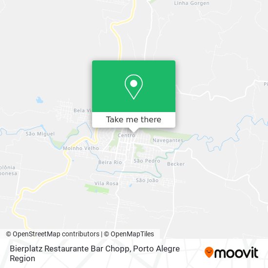 Mapa Bierplatz Restaurante Bar Chopp