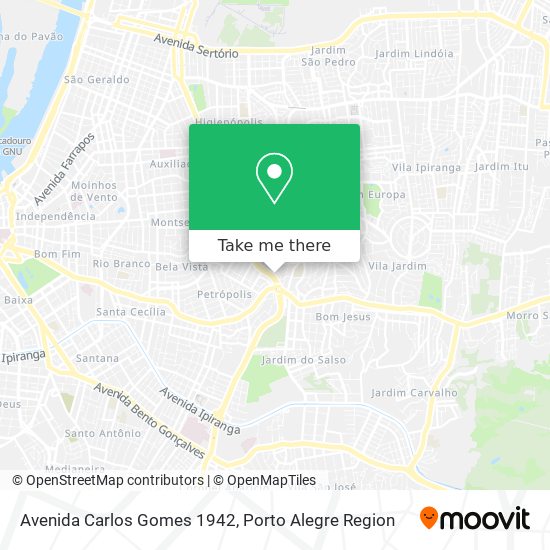 Avenida Carlos Gomes 1942 map