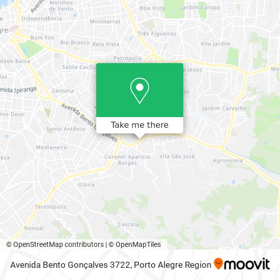 Avenida Bento Gonçalves 3722 map