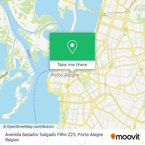 Mapa Avenida Senador Salgado Filho 225