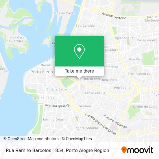 Rua Ramiro Barcelos 1854 map