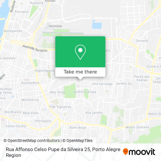 Rua Affonso Celso Pupe da Silveira 25 map