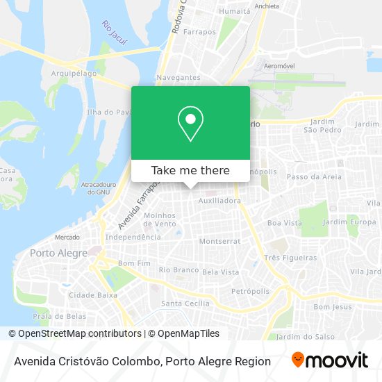 Avenida Cristóvão Colombo map