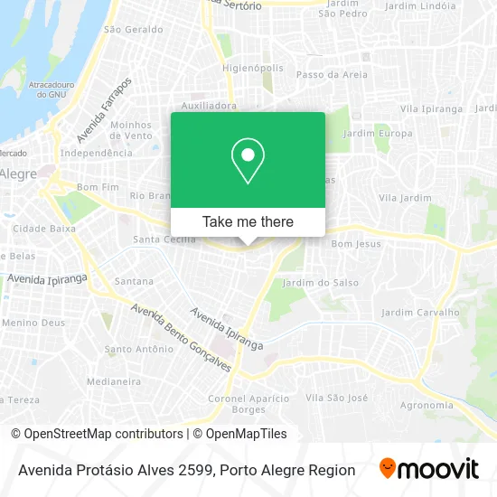 Avenida Protásio Alves 2599 map