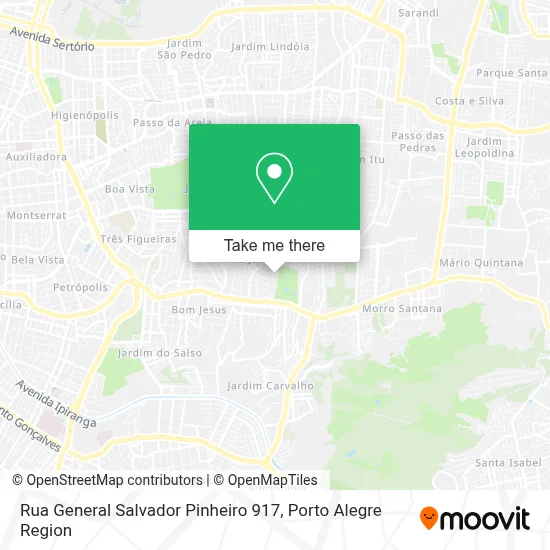 Rua General Salvador Pinheiro 917 map