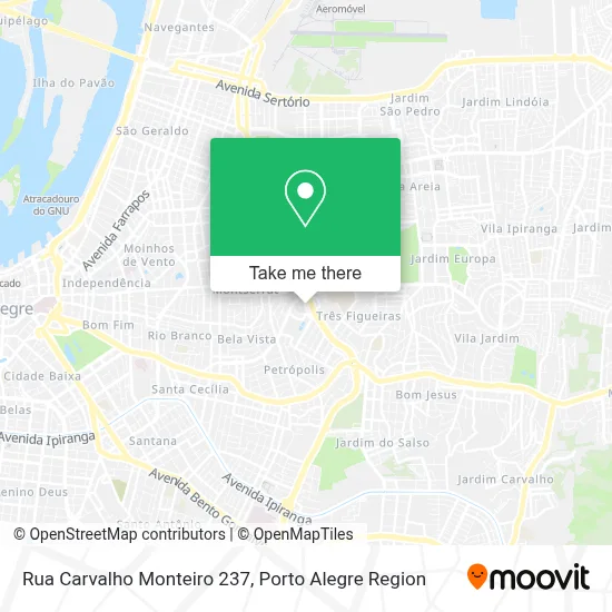Rua Carvalho Monteiro 237 map
