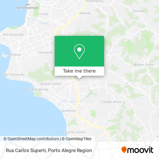 Mapa Rua Carlos Superti