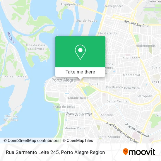 Rua Sarmento Leite 245 map