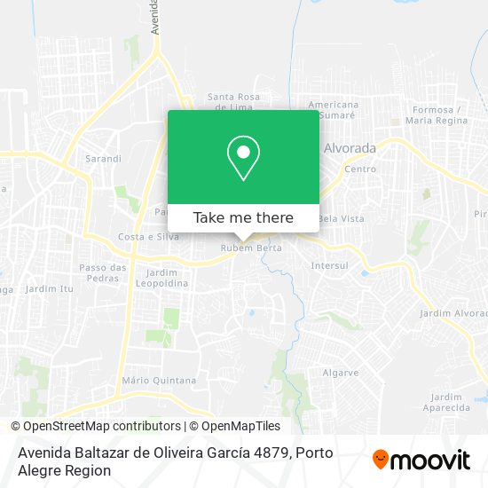 Avenida Baltazar de Oliveira García 4879 map