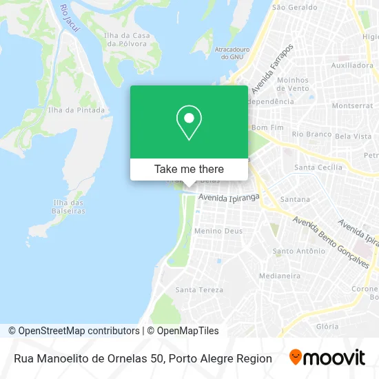 Rua Manoelito de Ornelas 50 map