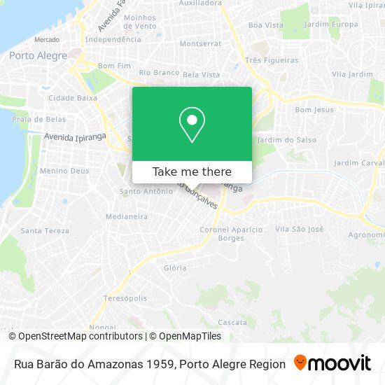Rua Barão do Amazonas 1959 map