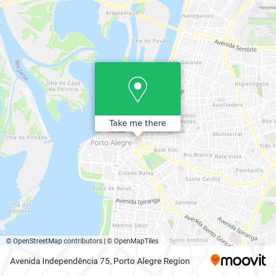 Avenida Independência 75 map