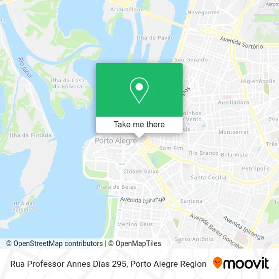 Rua Professor Annes Dias 295 map