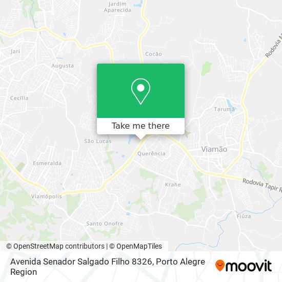Mapa Avenida Senador Salgado Filho 8326