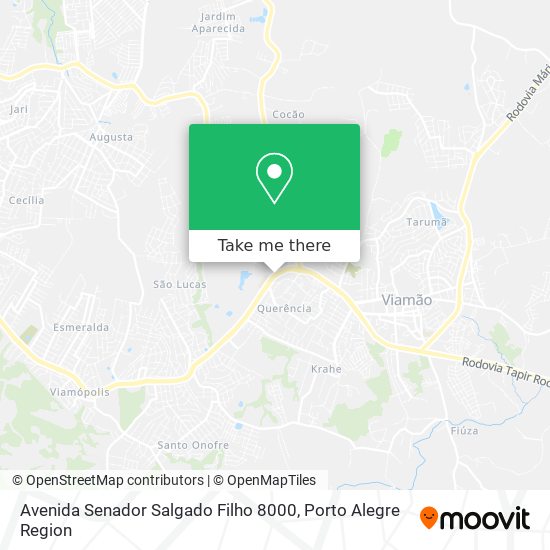 Mapa Avenida Senador Salgado Filho 8000