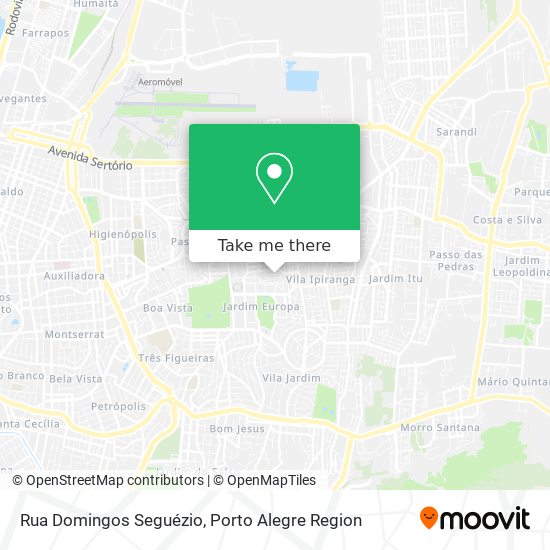Mapa Rua Domingos Seguézio