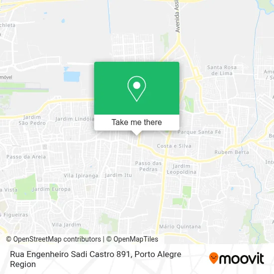 Rua Engenheiro Sadi Castro 891 map