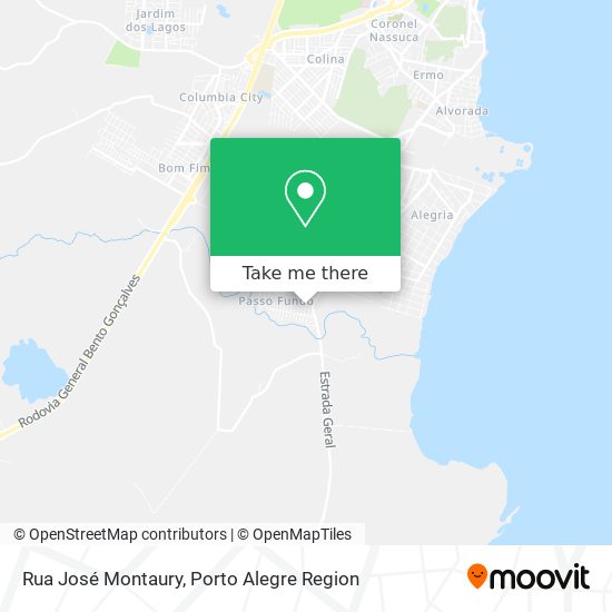 Rua José Montaury map