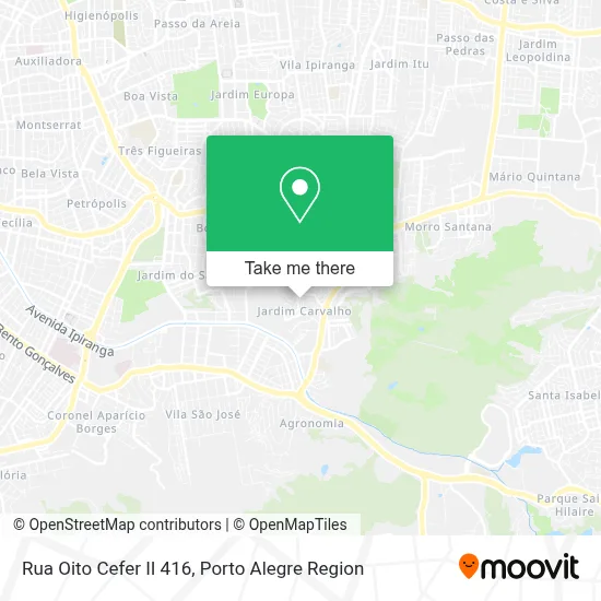 Rua Oito Cefer II 416 map