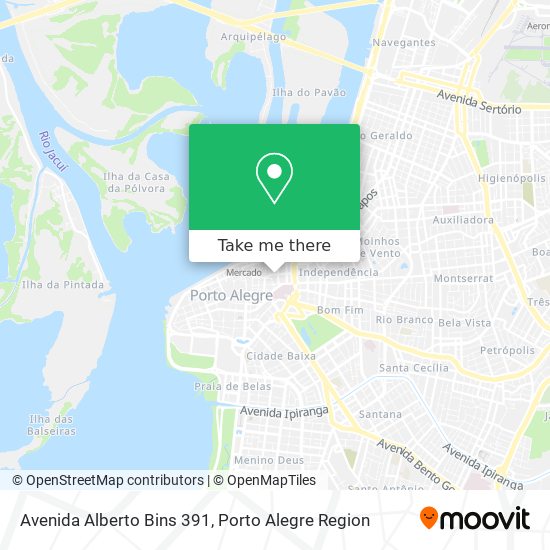 Mapa Avenida Alberto Bins 391