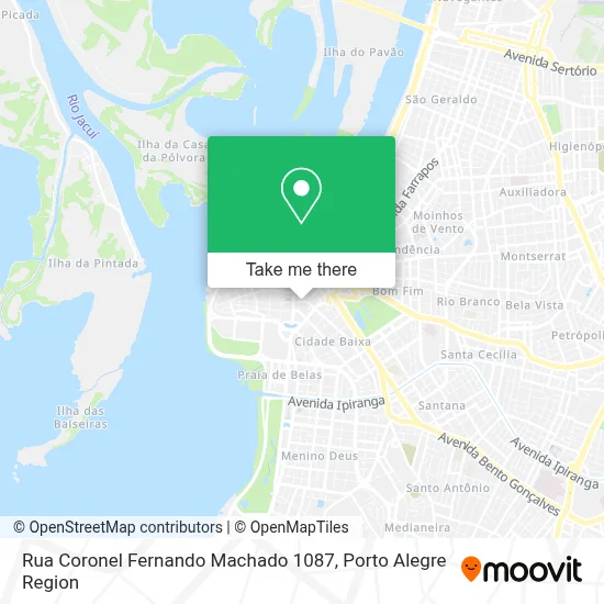 Rua Coronel Fernando Machado 1087 map