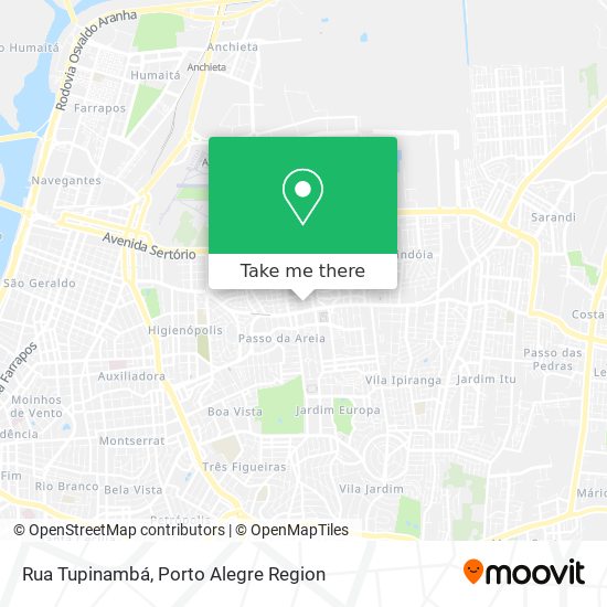 Rua Tupinambá map