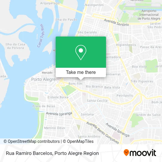 Rua Ramiro Barcelos map