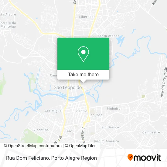Rua Dom Feliciano map