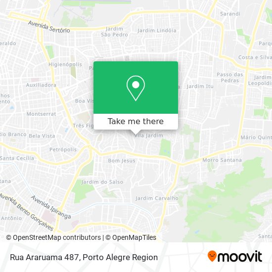 Mapa Rua Araruama 487