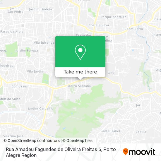 Mapa Rua Amadeu Fagundes de Oliveira Freitas 6