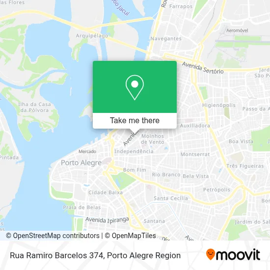 Rua Ramiro Barcelos 374 map