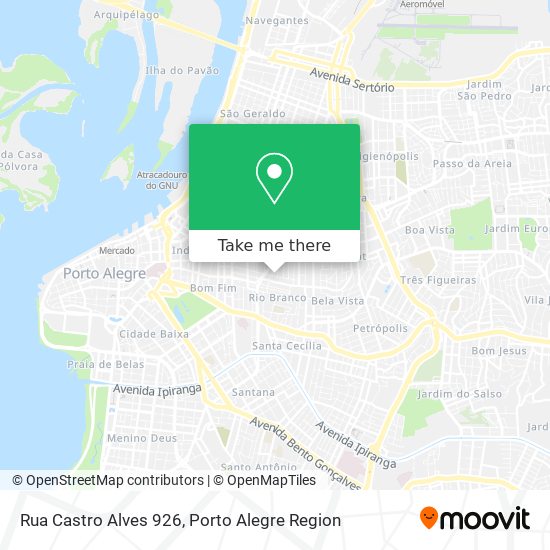 Rua Castro Alves 926 map