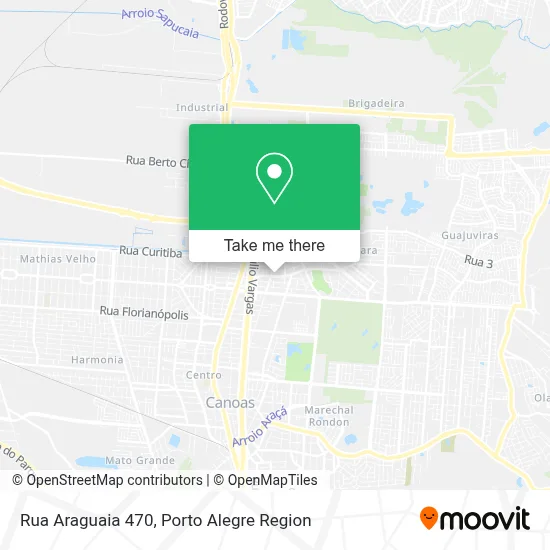 Rua Araguaia 470 map