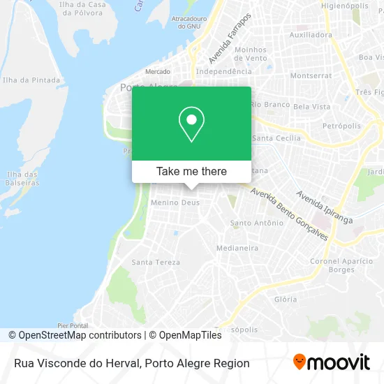 Rua Visconde do Herval map