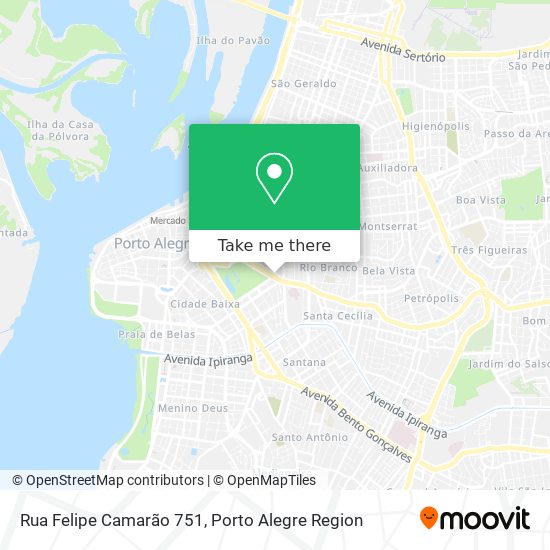 Mapa Rua Felipe Camarão 751