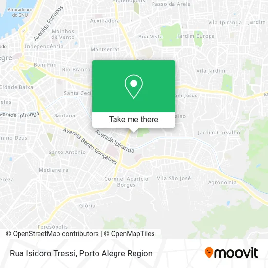 Rua Isidoro Tressi map