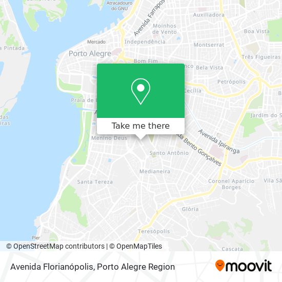Avenida Florianópolis map