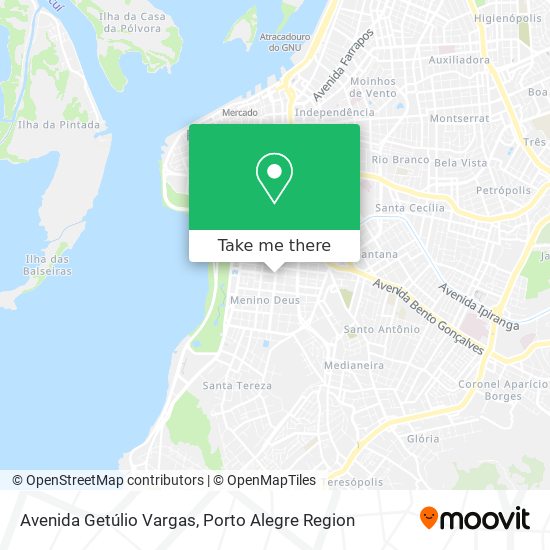 Avenida Getúlio Vargas map