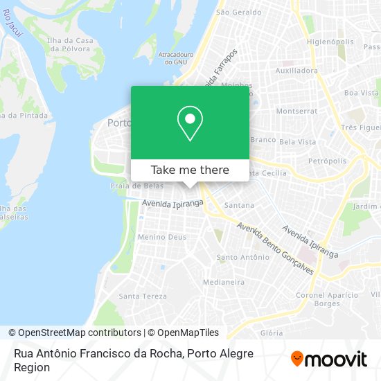 Rua Antônio Francisco da Rocha map