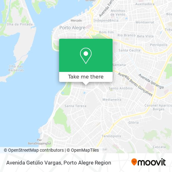 Avenida Getúlio Vargas map